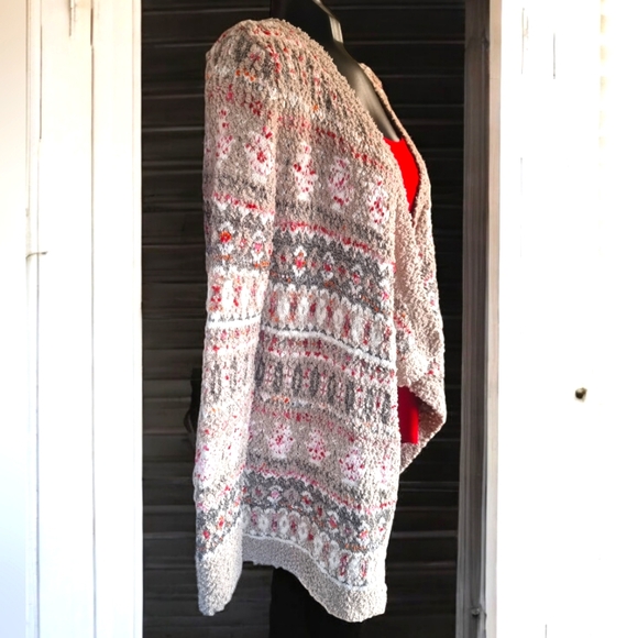 Aeropostale Metallic Cozy Open Front Cardigan Ladies Size M - Picture 2 of 9